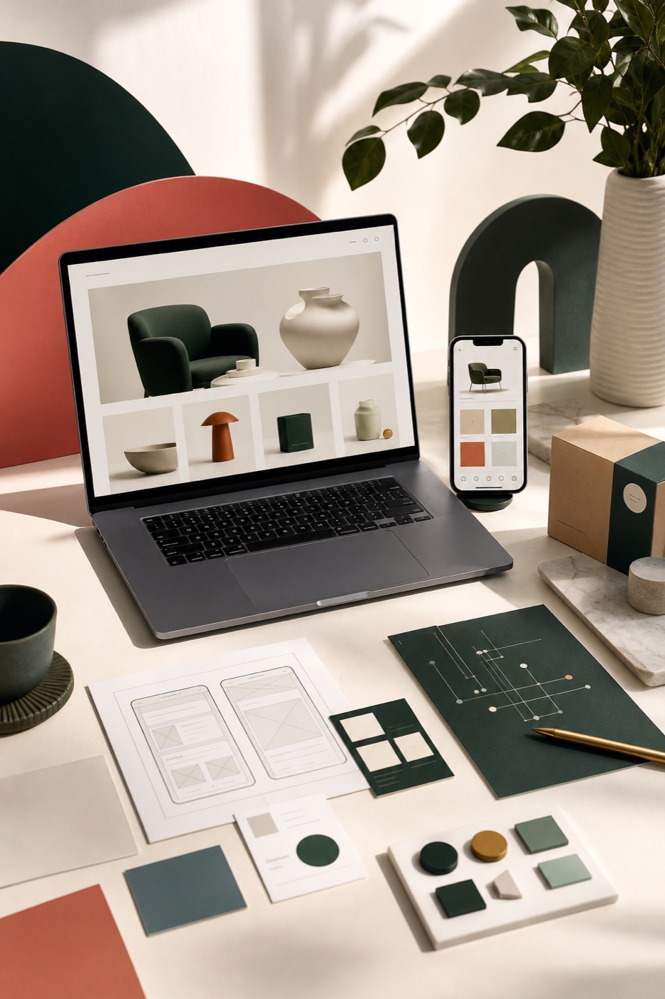 A refined ecommerce and app development workspace